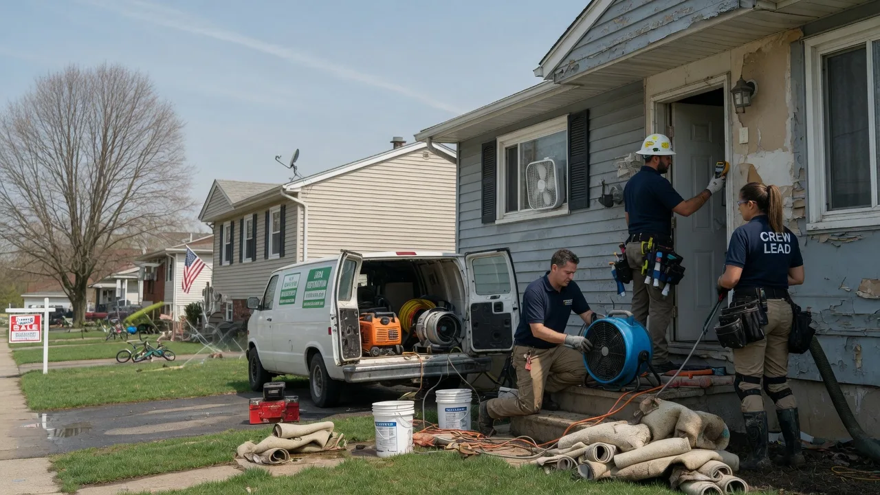 Flood Cleanup in Hannibal, OH near me